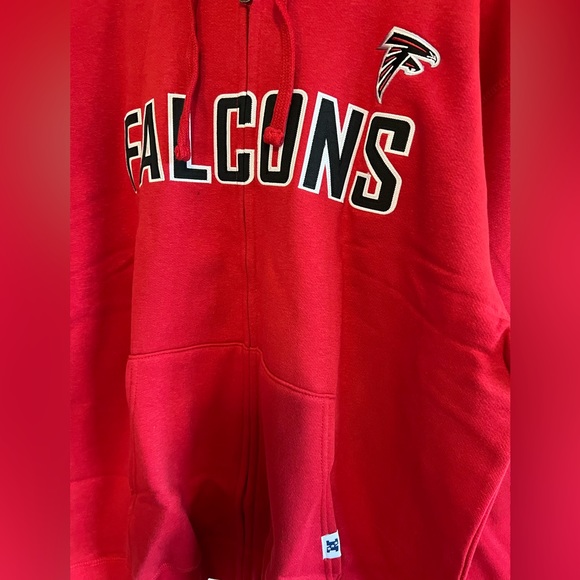 Atlanta Falcons Vintage 2010 Zip Up Sweatshirt - Size L - NEW w/tags - Picture 2 of 4